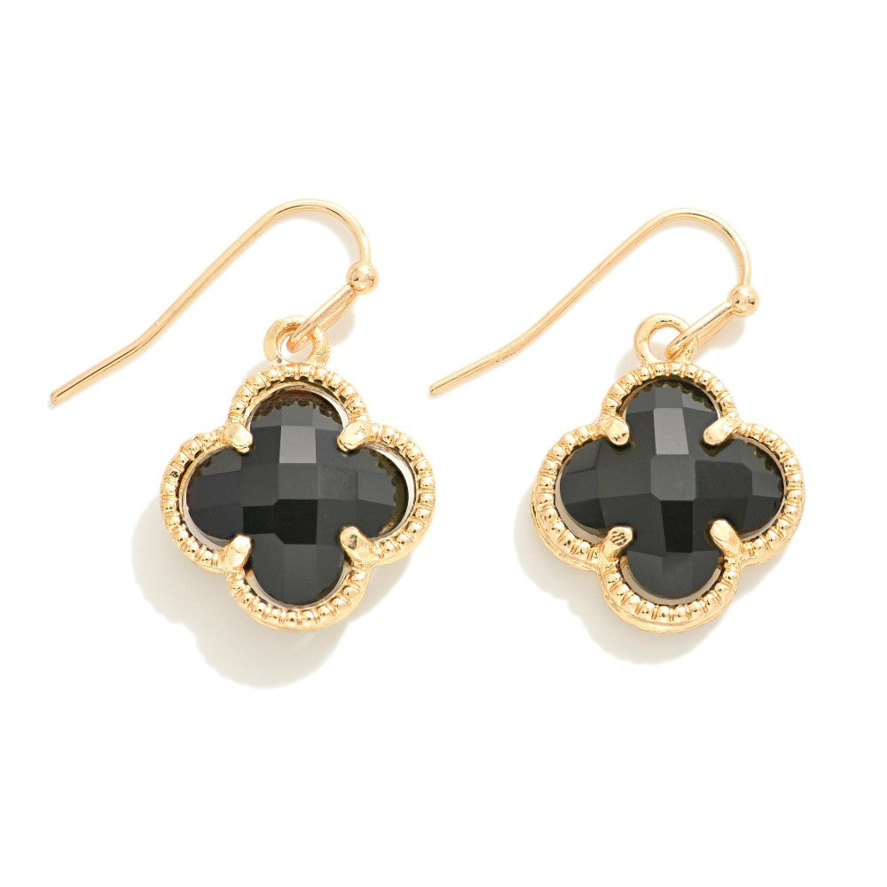 Sparkling Crystal Clover Elegance Earrings